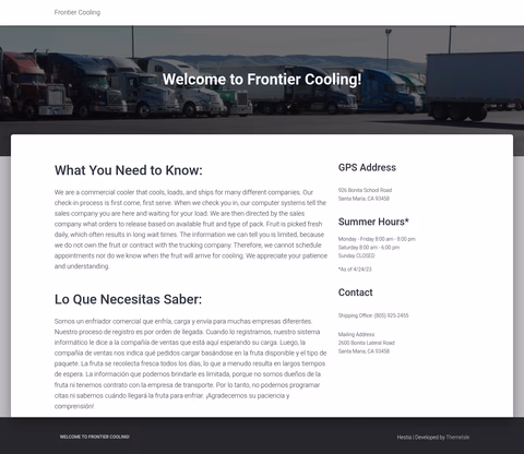 Frontier-Cooling Homepage 1440px