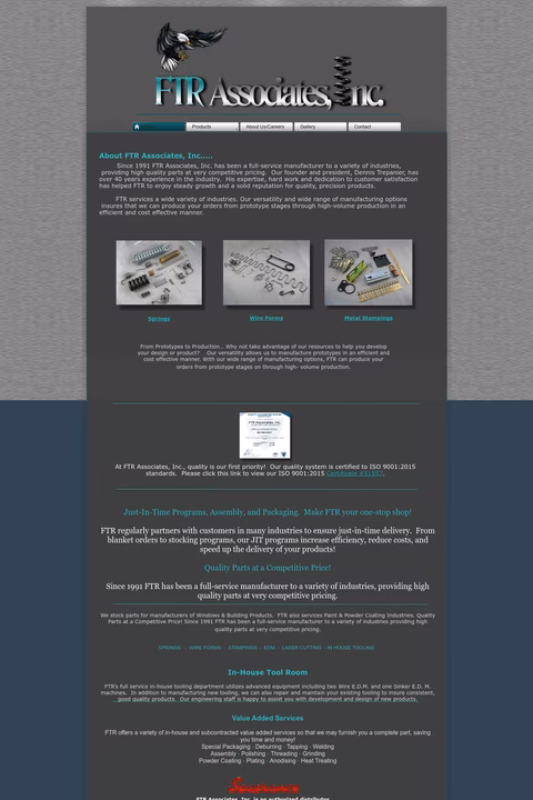 Ftr-Associates-Inc Homepage 1440px