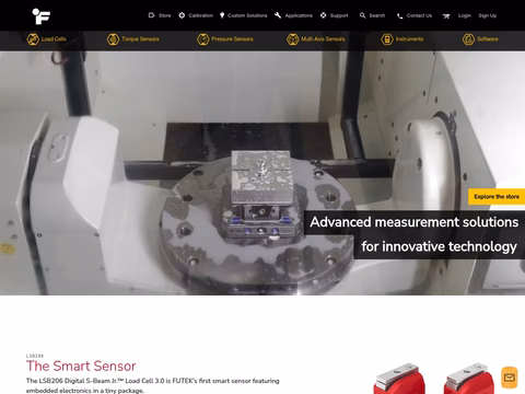 Futek Homepage 1440px