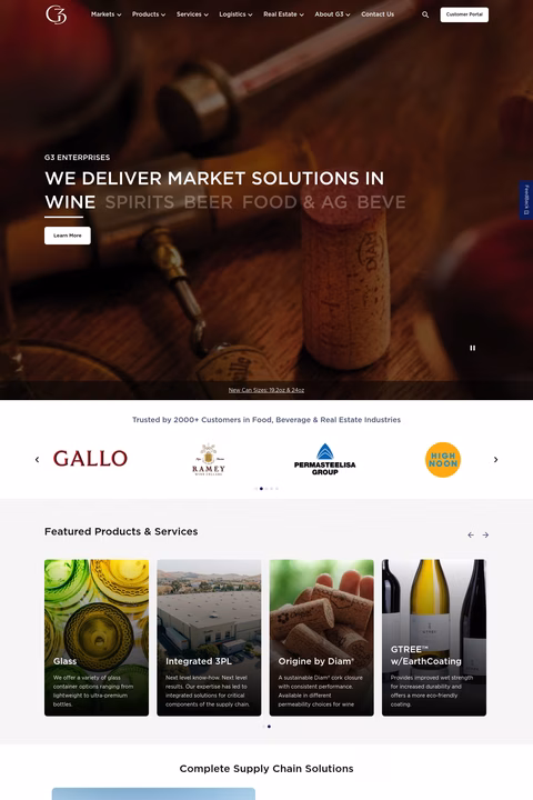 G3-Enterprises Homepage 1440px