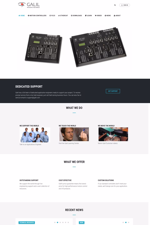 Galil-Motion-Control Homepage 1440px