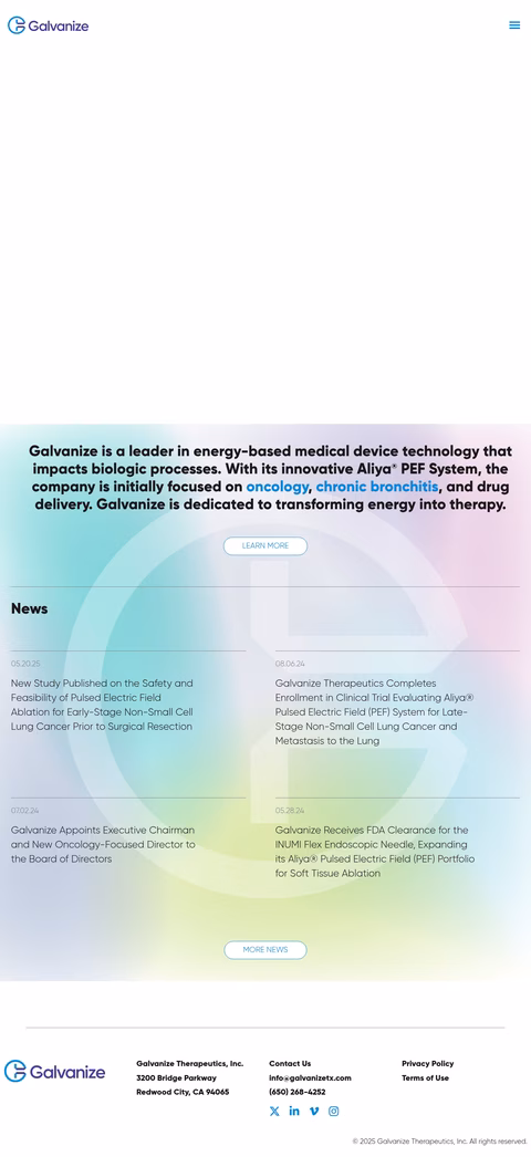 Galvanize-Therapeutics Homepage 1440px