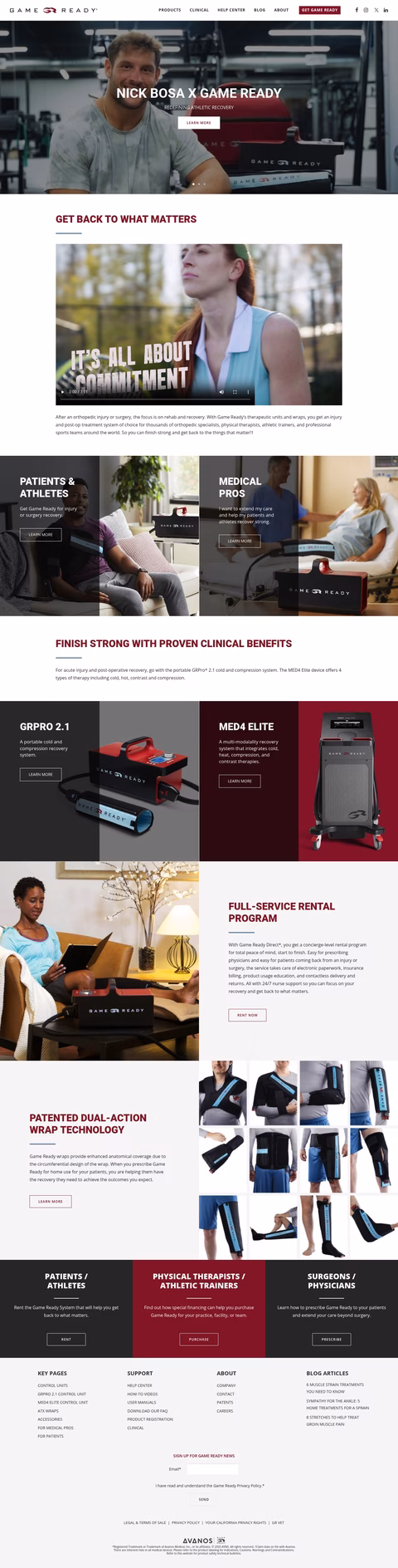 Game-Ready Homepage 1440px