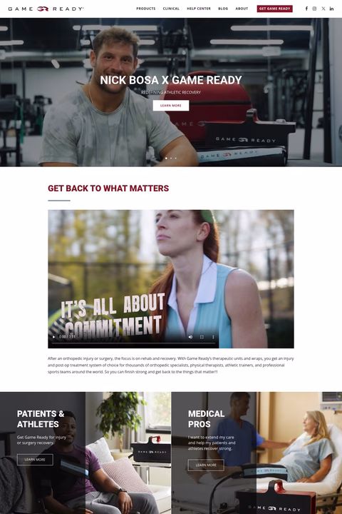 Game-Ready Homepage 1440px