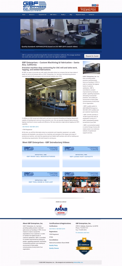 Gbf-Enterprises Homepage 1440px