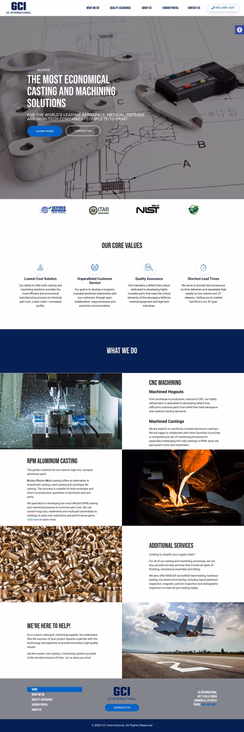 Gc-International-Inc Homepage 1440px