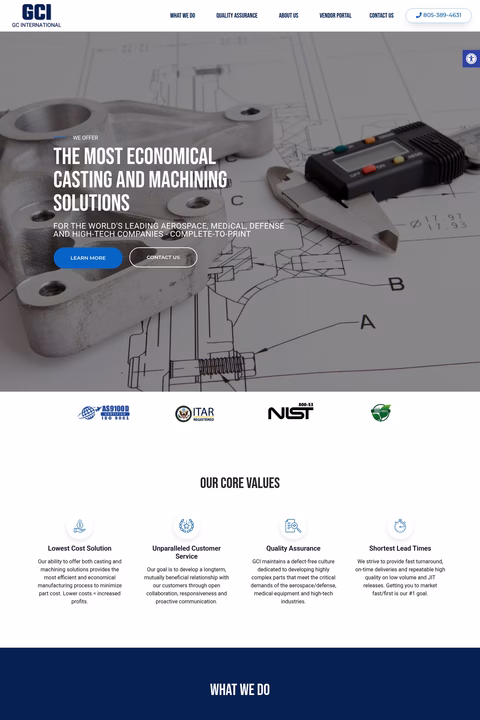 Gc-International-Inc Homepage 1440px