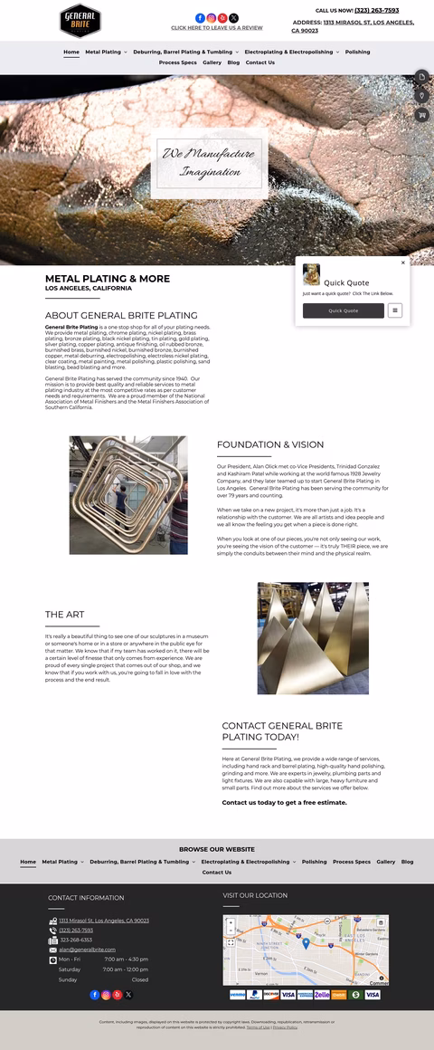 General-Brite-Plating Homepage 1440px