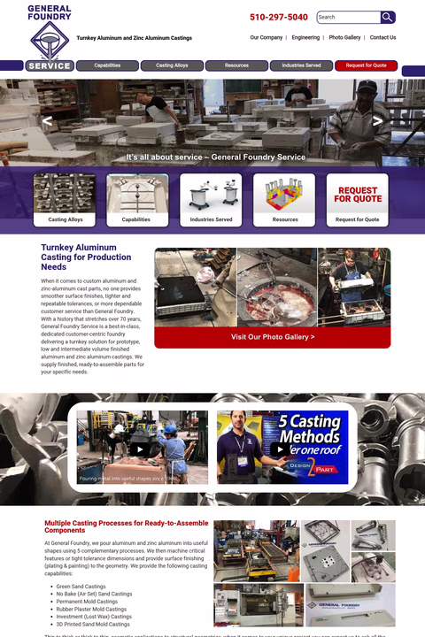 General-Foundry-Services Homepage 1440px