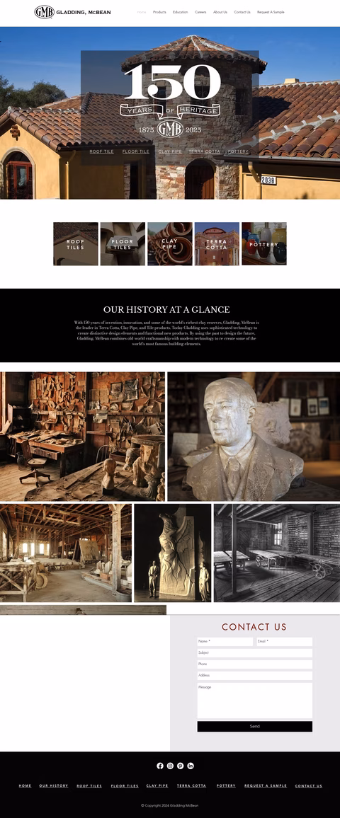 Gladding-Mcbean Homepage 1440px