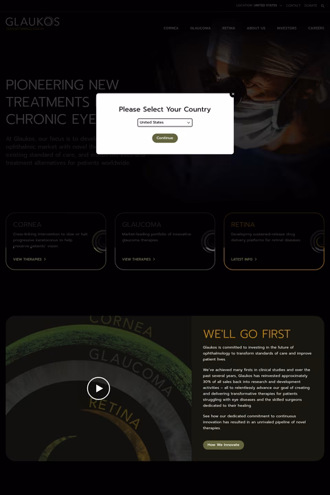 Glaukos-Corporation Homepage 1440px
