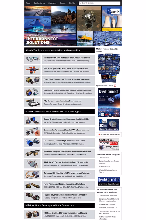 Glenair-Inc Homepage 1440px