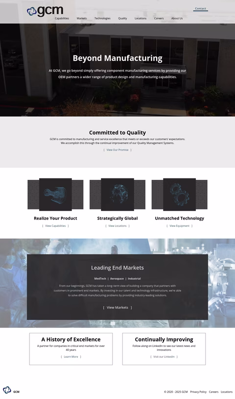 Global-Contract-Manufacturing Homepage 1440px
