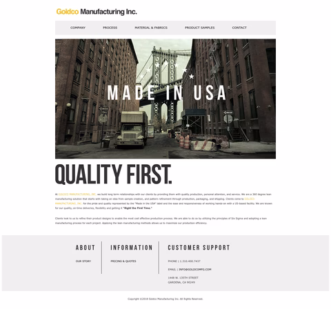 Goldco-Manufacturing Homepage 1440px