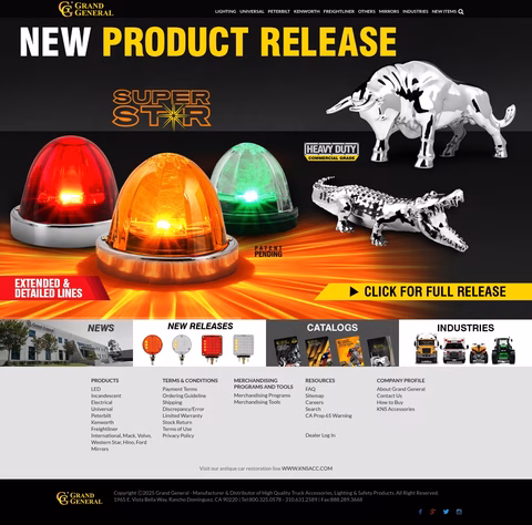 Grand-General-Accessories-Manufacturing Homepage 1440px