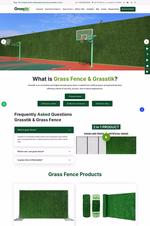 Grasstik Homepage 1440px