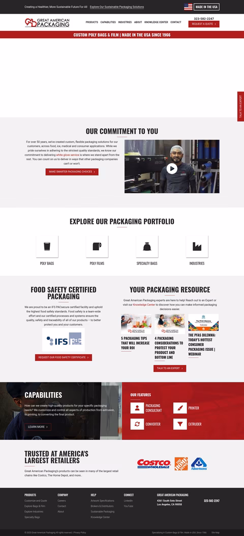 Great-American-Packaging Homepage 1440px