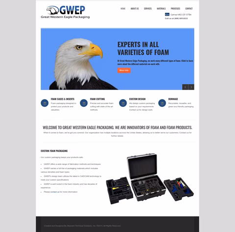 Great-Western-Eagle-Packaging Homepage 1440px