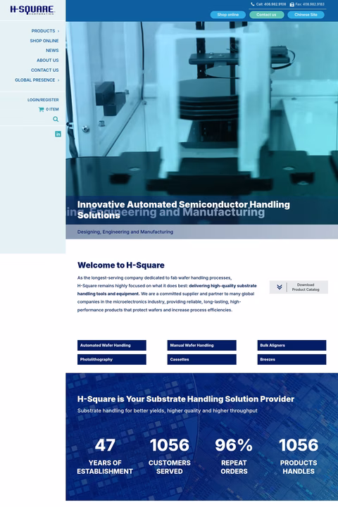 H-Square-Corporation Homepage 1440px