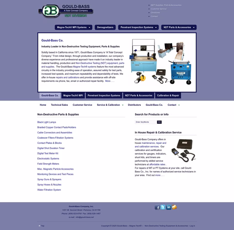 Gould-Bass-Company Homepage 1440px