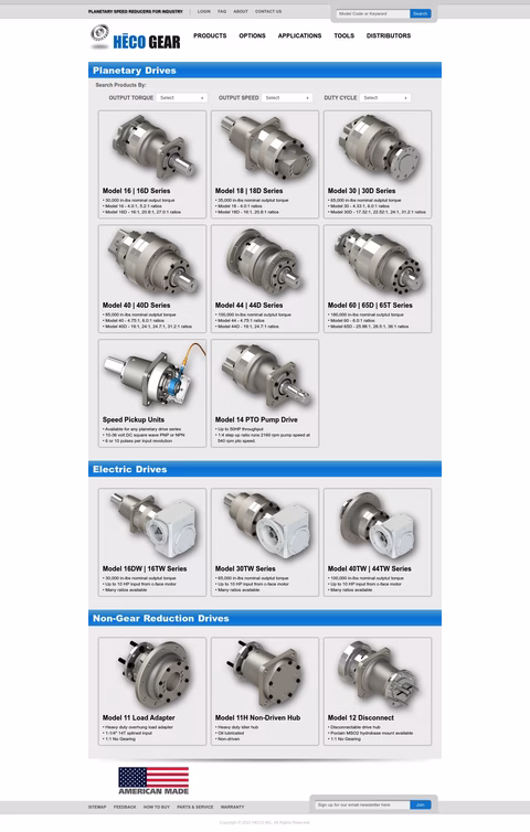 Heco-Gear Homepage 1440px