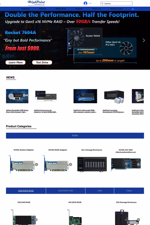 Highpoint-Technologies Homepage 1440px