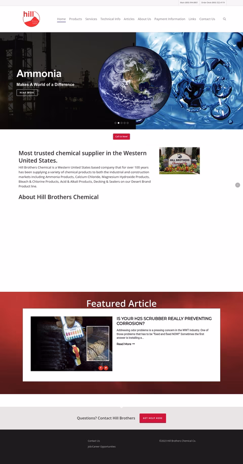 Hill-Brothers-Chemical-Company Homepage 1440px
