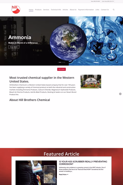 Hill-Brothers-Chemical-Company Homepage 1440px