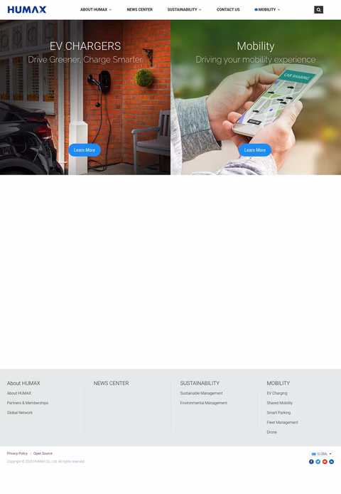 Humax-Usa Homepage 1440px