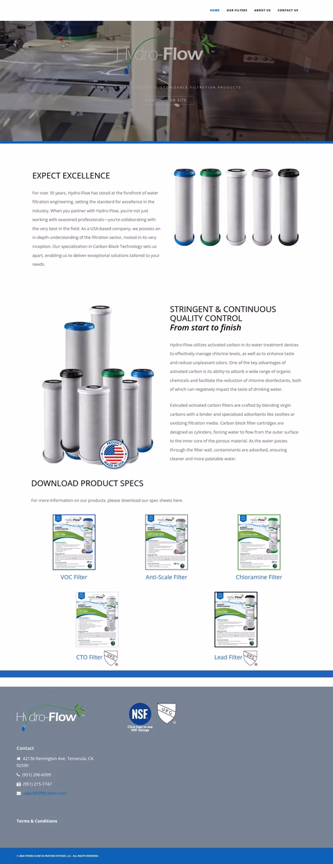 Hydro-Flow-Filtration Homepage 1440px