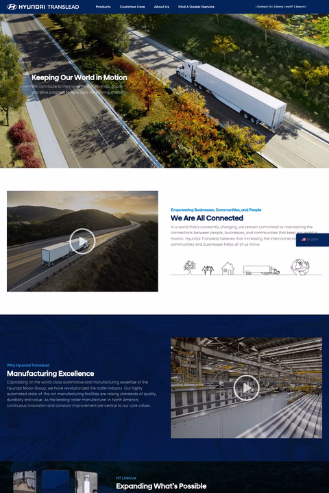 Hyundai-Translead Homepage 1440px