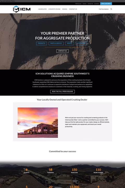 Icm-Solutions Homepage 1440px