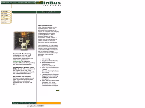 Inbus-Engineering Homepage 1440px