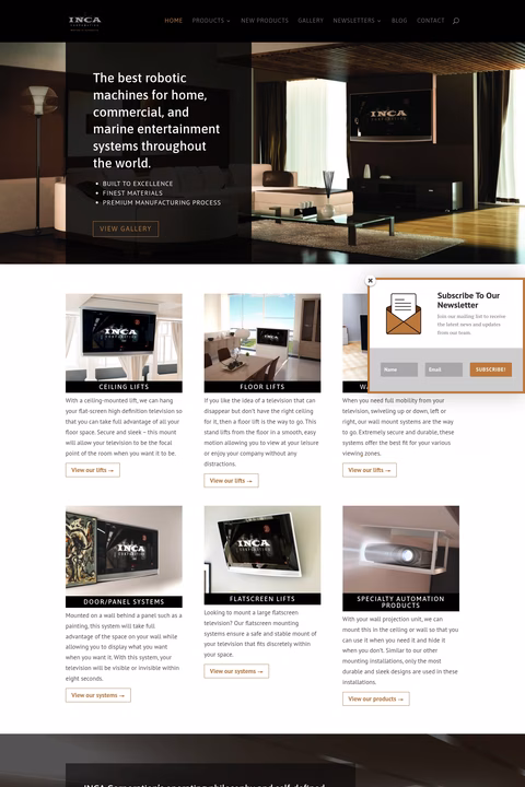 Inca-Corporation Homepage 1440px