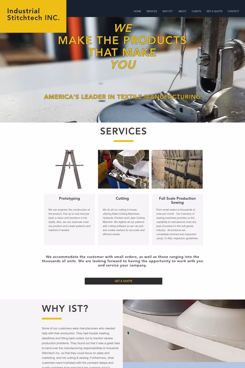 Industrial-Stitchtech Homepage 1440px