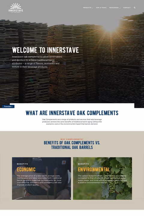 Innerstave Homepage 1440px
