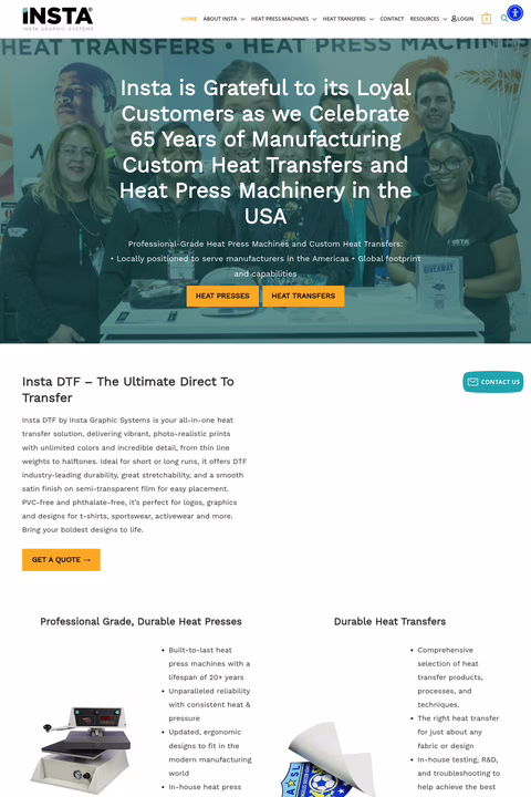 Insta-Graphic-Systems Homepage 1440px