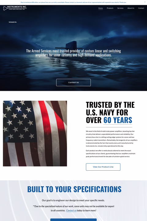 Instruments-Inc Homepage 1440px