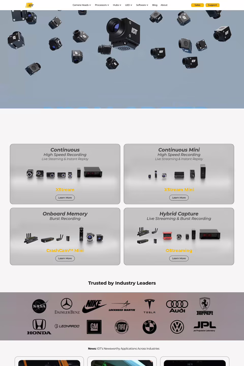 Integrated-Design-Tools-Inc Homepage 1440px