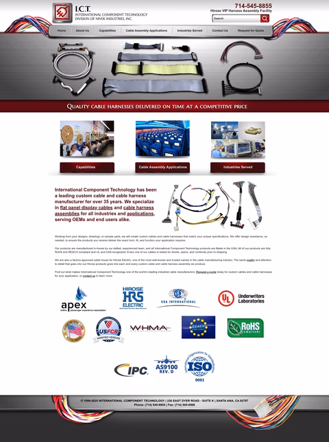 International-Component-Tech Homepage 1440px