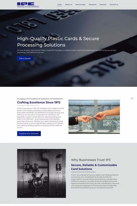 International-Plastic-Cards Homepage 1440px