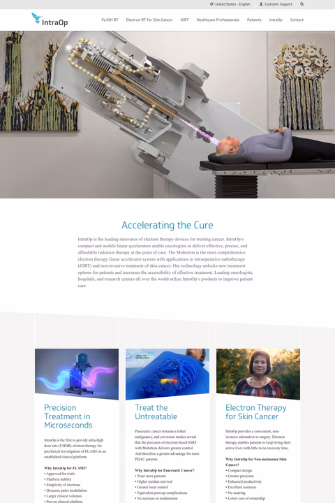 Intraop-Medical-Corporation Homepage 1440px