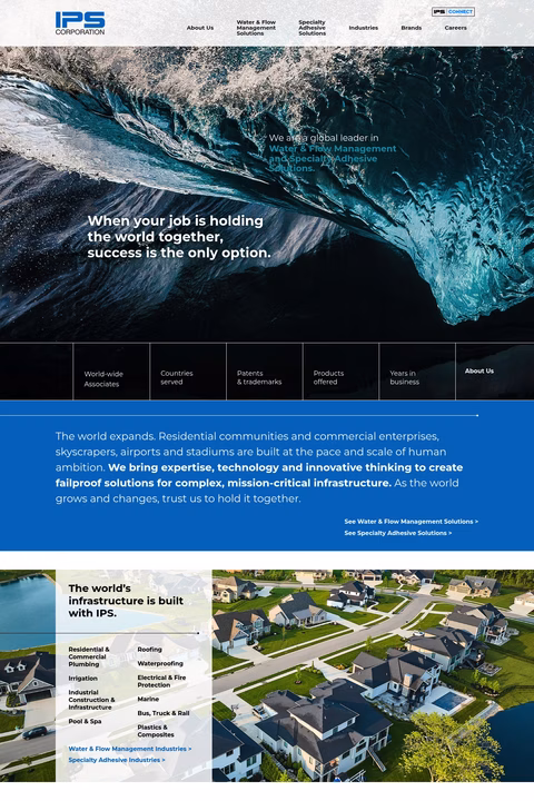 Ips-Corporation Homepage 1440px
