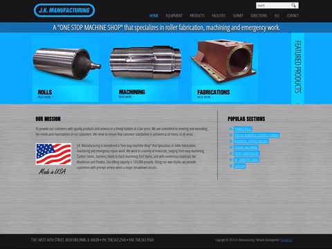 J-K-Manufacturing Homepage 1440px
