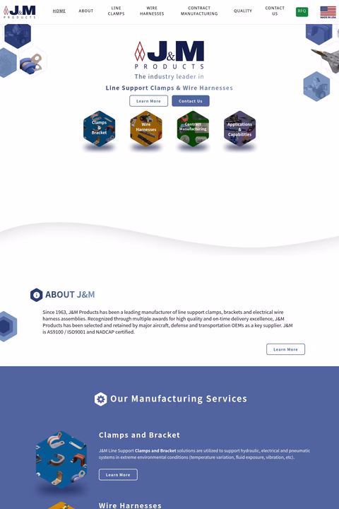 J-M-Products Homepage 1440px