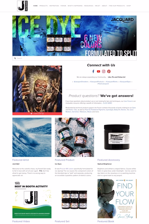 Jacquard-Products Homepage 1440px