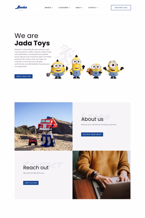 Jada-Toys Homepage 1440px