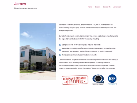 Jarrow-Industries Homepage 1440px