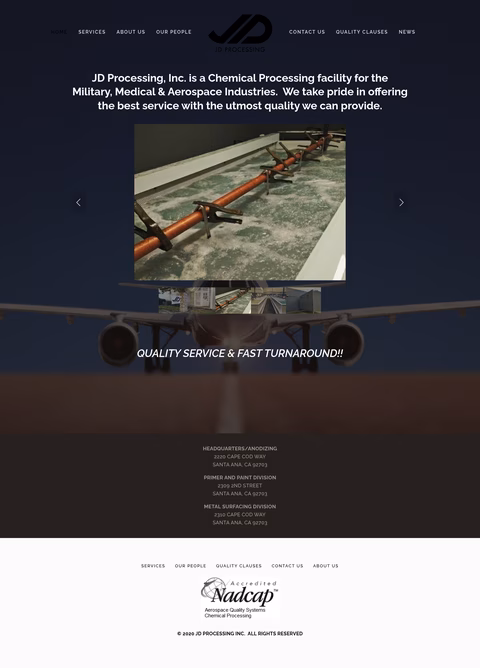 Jd-Processing-Inc Homepage 1440px