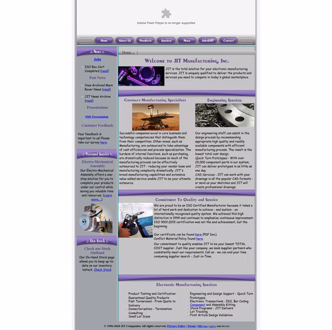 Jit-Company Homepage 1440px